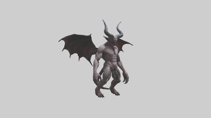 Reborn Demon model VR / AR / low-poly
