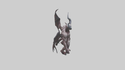 Reborn Demon model VR / AR / low-poly
