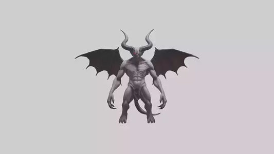 Reborn Demon model VR / AR / low-poly