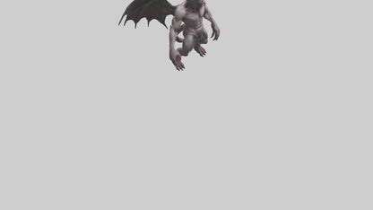Reborn Demon model VR / AR / low-poly