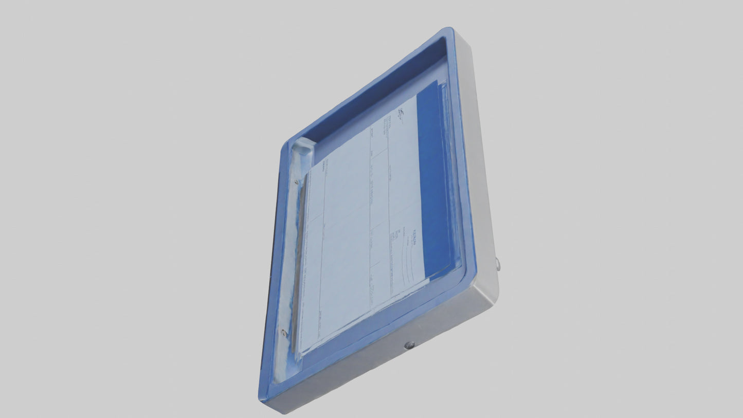 3D model Receipt Tray model VR / AR / low-poly