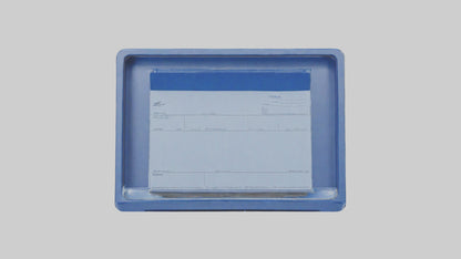 3D model Receipt Tray model VR / AR / low-poly