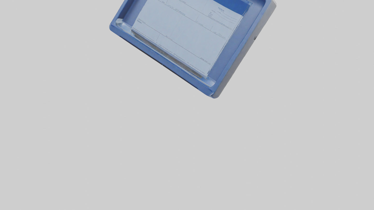 3D model Receipt Tray model VR / AR / low-poly