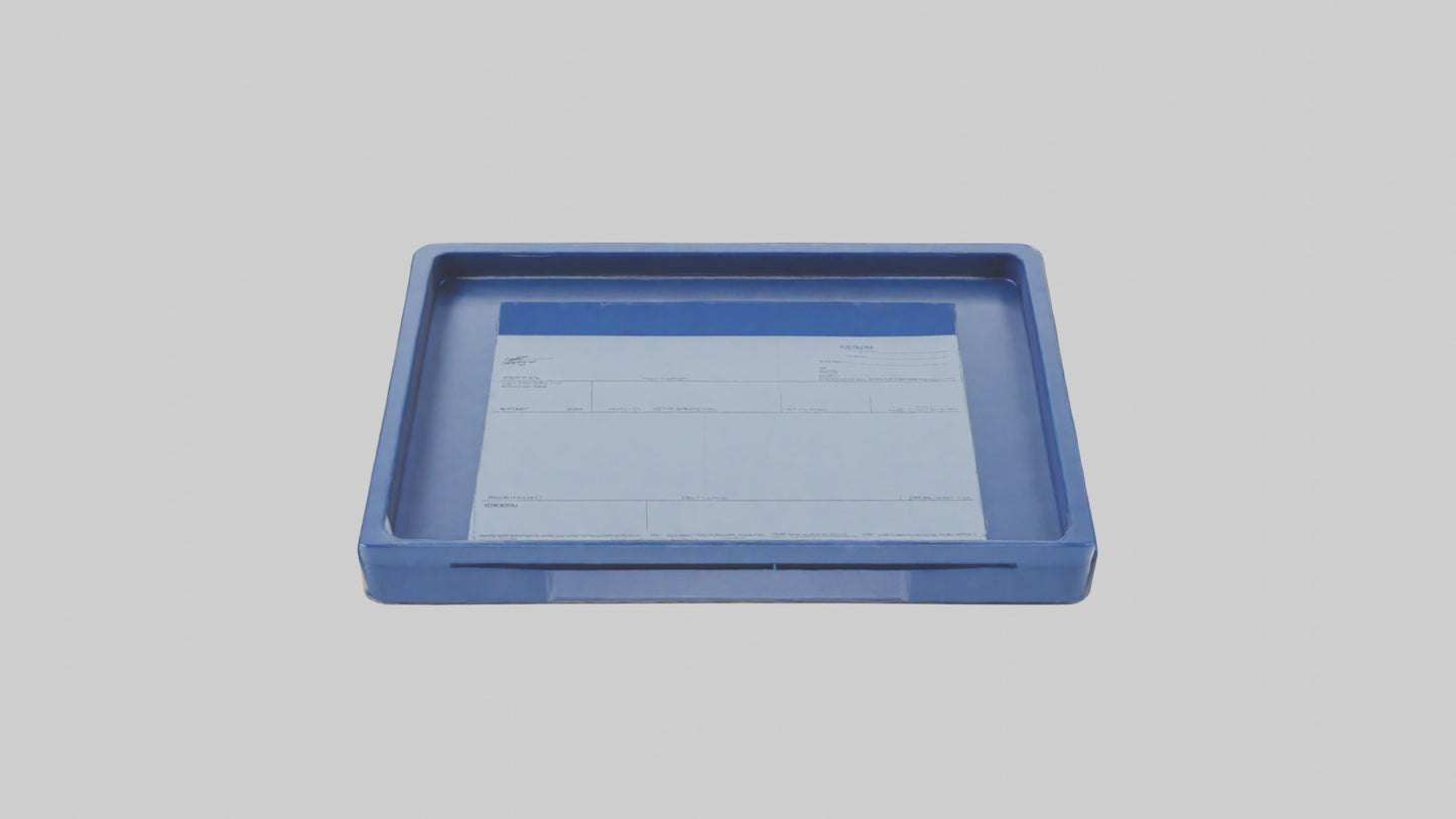 3D model Receipt Tray model VR / AR / low-poly