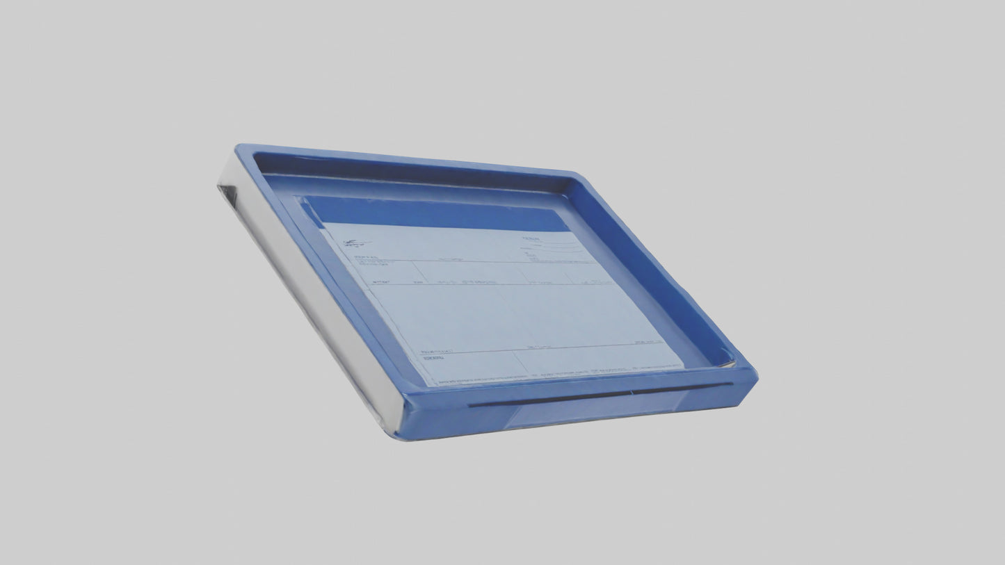 3D model Receipt Tray model VR / AR / low-poly