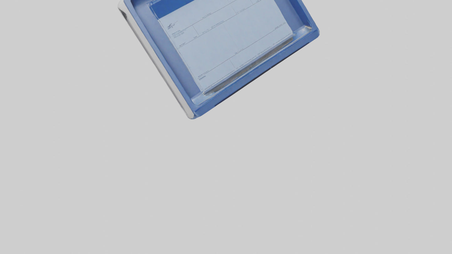 3D model Receipt Tray model VR / AR / low-poly