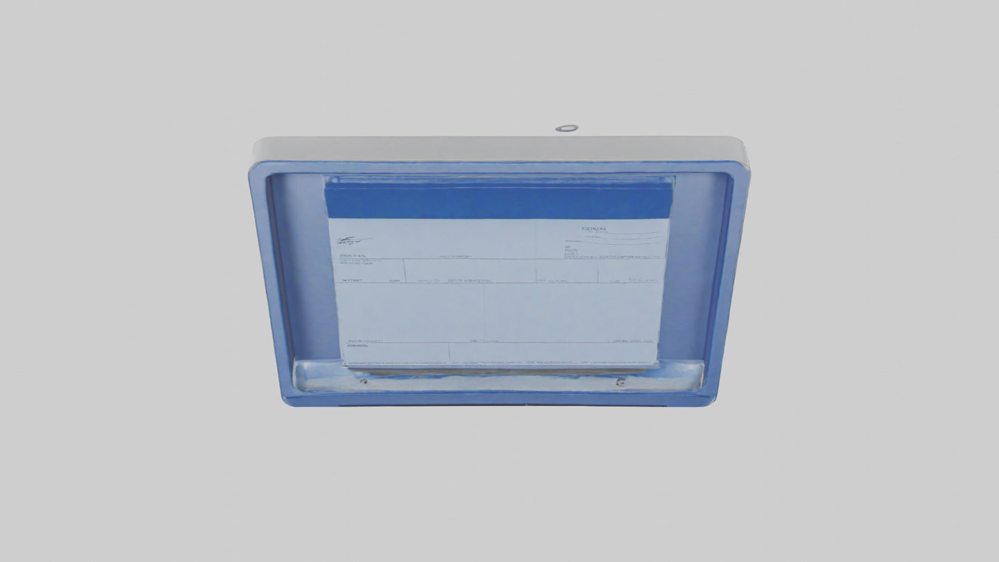 3D model Receipt Tray model VR / AR / low-poly