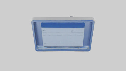 3D model Receipt Tray model VR / AR / low-poly