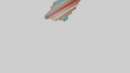 3D model Reclaimed Wood Wall Art VR / AR / low-poly