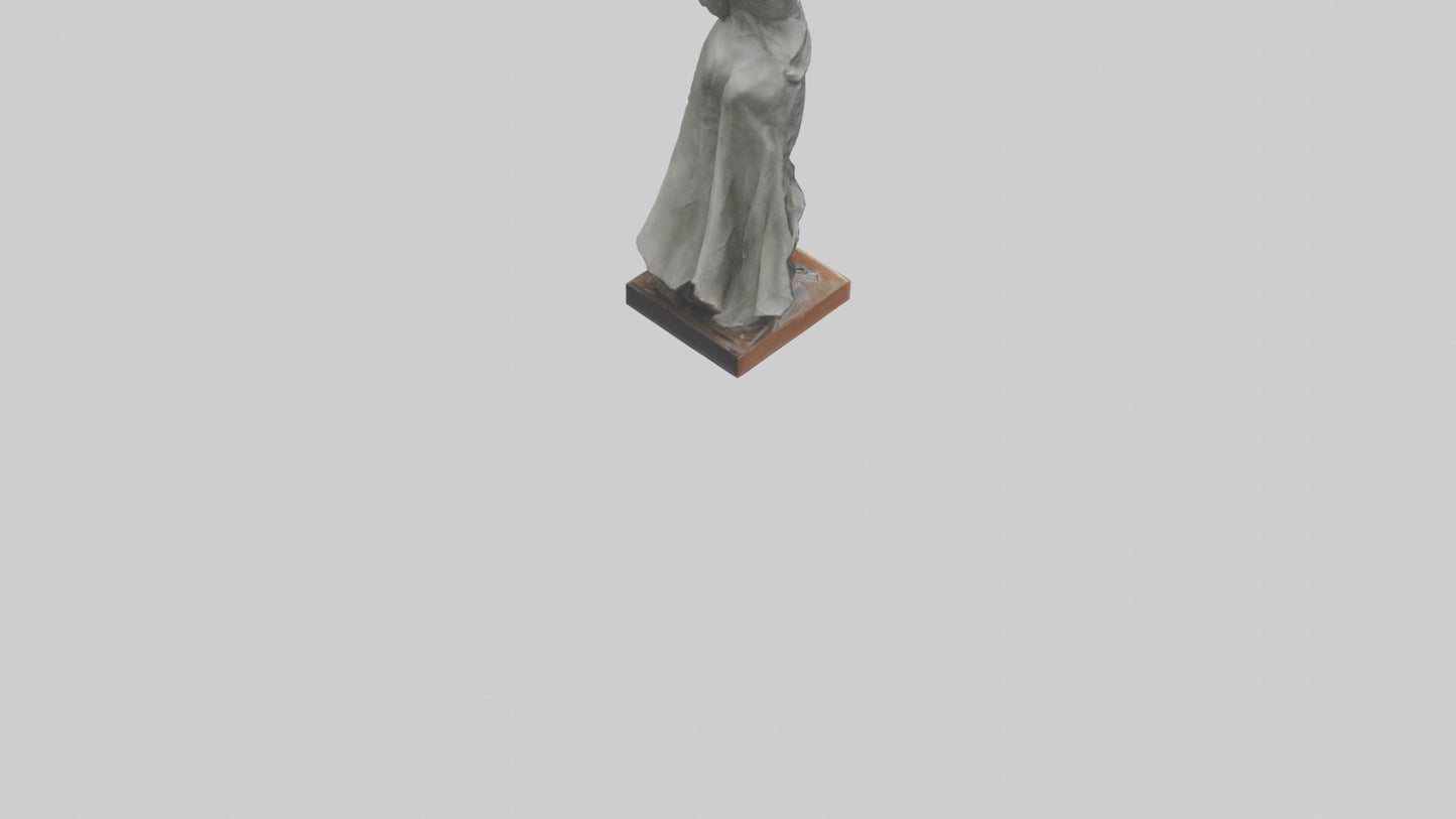 Reclaiming Freedom statue model VR / AR / low-poly