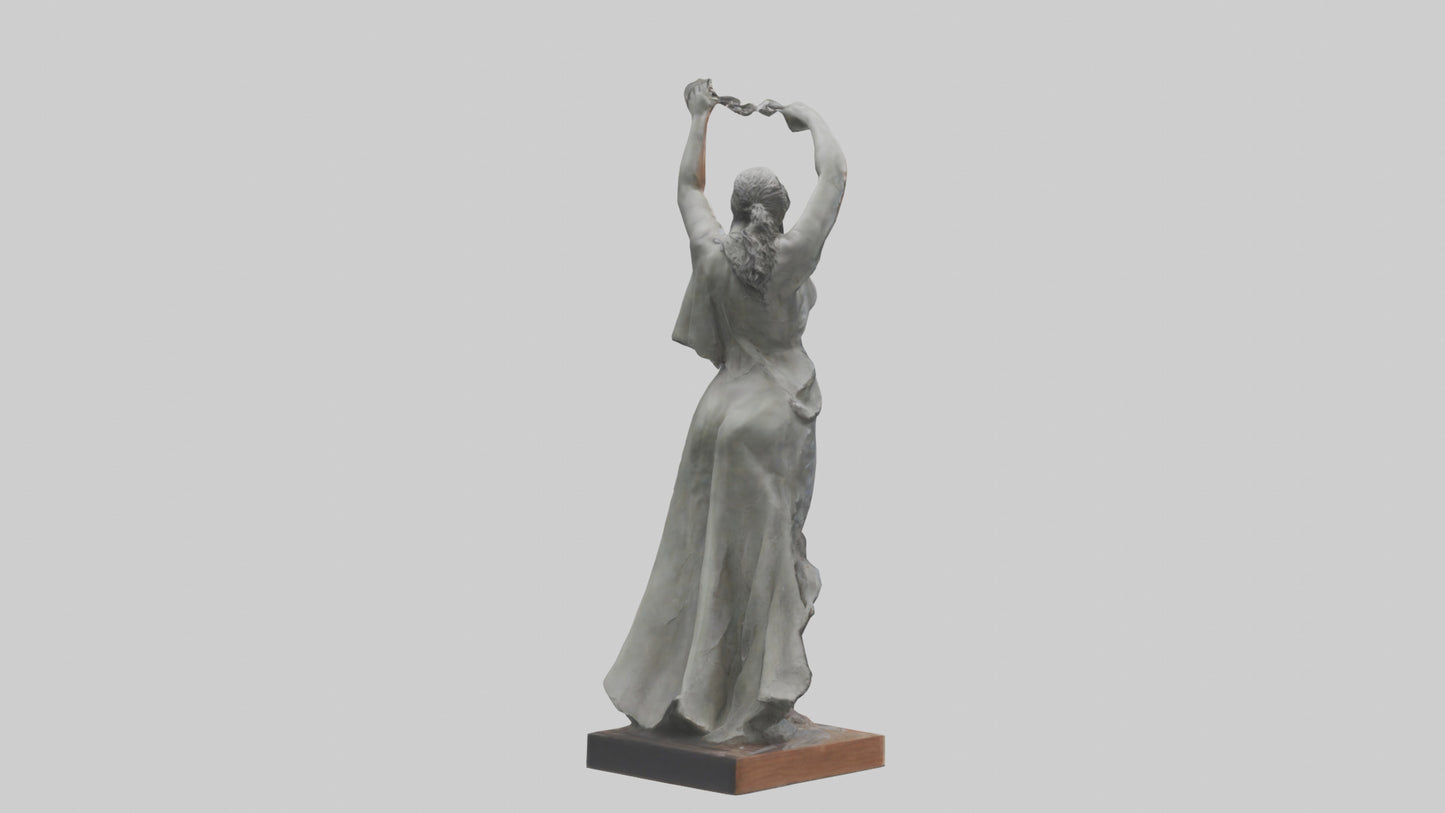 Reclaiming Freedom statue model VR / AR / low-poly