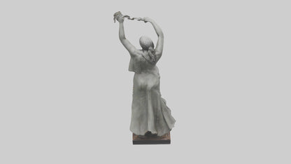 Reclaiming Freedom statue model VR / AR / low-poly