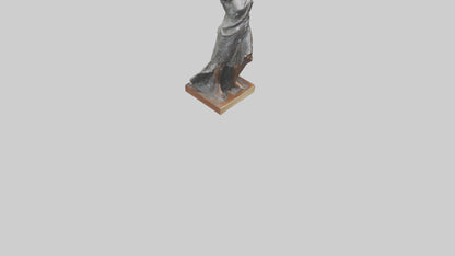 Reclaiming Freedom statue model VR / AR / low-poly
