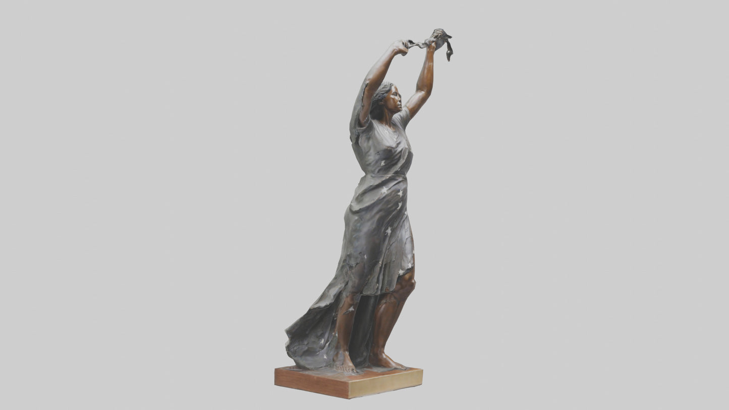 Reclaiming Freedom statue model VR / AR / low-poly