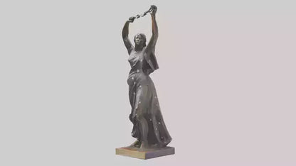 Reclaiming Freedom statue model VR / AR / low-poly