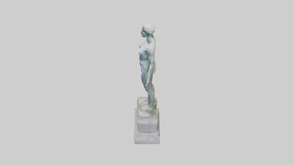 Reclaiming Peace statue model VR / AR / low-poly