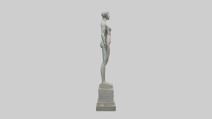 Reclaiming Peace statue model VR / AR / low-poly