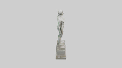 Reclaiming Peace statue model VR / AR / low-poly