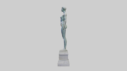 Reclaiming Peace statue model VR / AR / low-poly