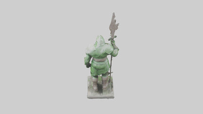 Recycle Earth Warrior Statue model VR / AR / low-poly
