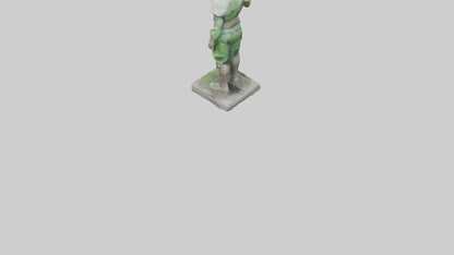 Recycle Earth Warrior Statue model VR / AR / low-poly