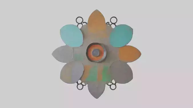 Recycled Art Wall Decor VR / AR / low-poly