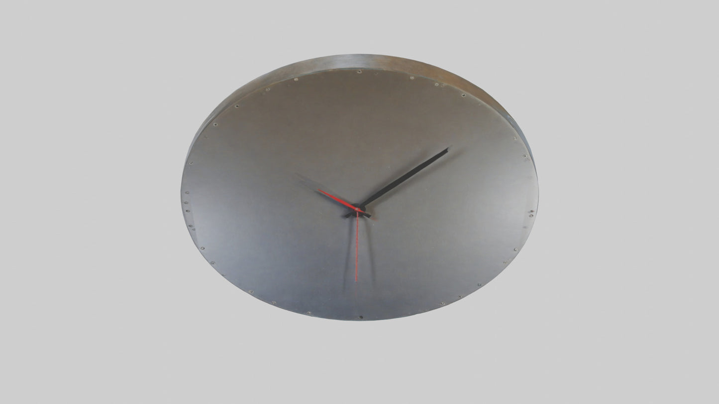 3D model Recycled Material Wall Clock model VR / AR / low-poly