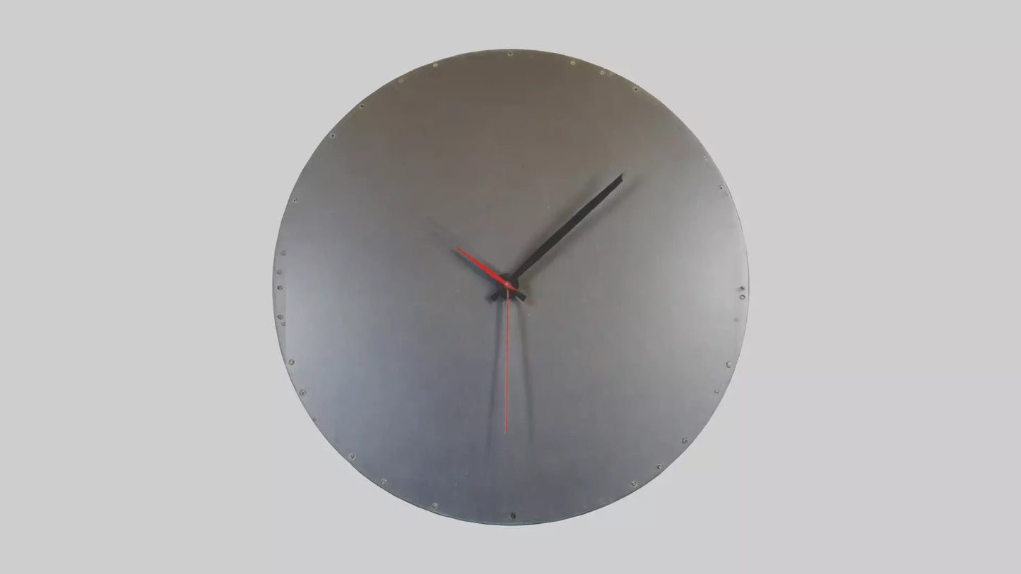 3D model Recycled Material Wall Clock model VR / AR / low-poly