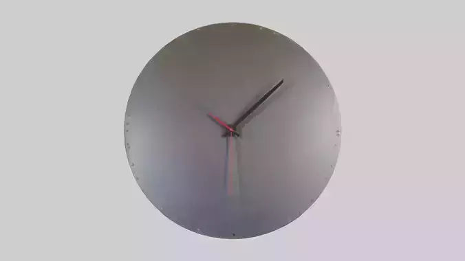 3D model Recycled Material Wall Clock model VR / AR / low-poly