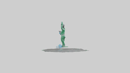 Recycling Awareness Statue model VR / AR / low-poly