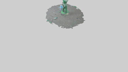 Recycling Awareness Statue model VR / AR / low-poly