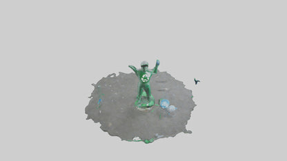 Recycling Awareness Statue model VR / AR / low-poly