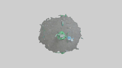 Recycling Awareness Statue model VR / AR / low-poly