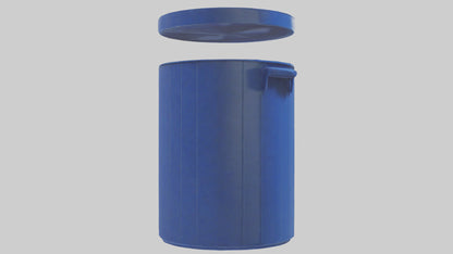 3D model Recycling Bin model 2 VR / AR / low-poly