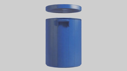 3D model Recycling Bin model 2 VR / AR / low-poly