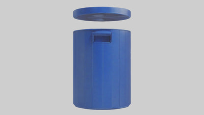 3D model Recycling Bin model 2 VR / AR / low-poly