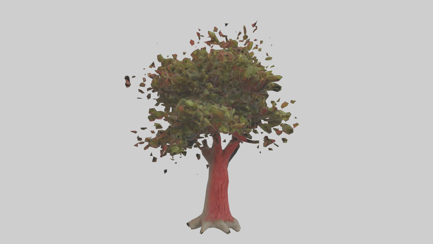 3D model Red Bay tree model VR / AR / low-poly