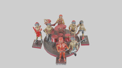 3D model Red Hot Chili Peppers statue model VR / AR / low-poly