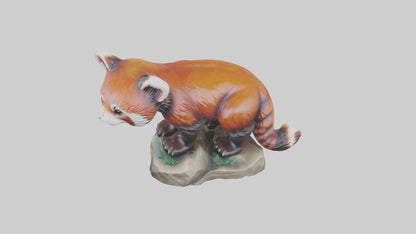 3D model Red Panda statue model VR / AR / low-poly