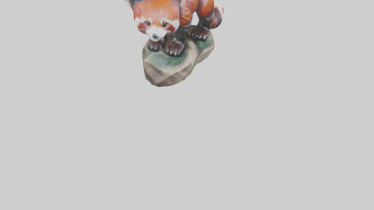 3D model Red Panda statue model VR / AR / low-poly