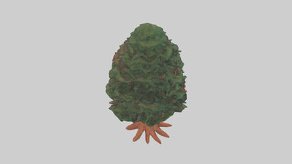 3D model Redwood tree model VR / AR / low-poly