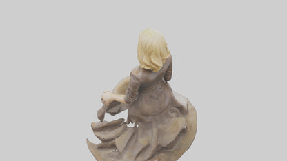 3D model Reese Witherspoon statue model VR / AR / low-poly