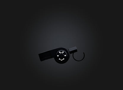 3D model referee whistle VR / AR / low-poly