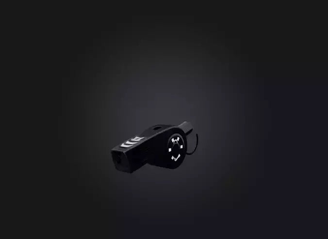 3D model referee whistle VR / AR / low-poly