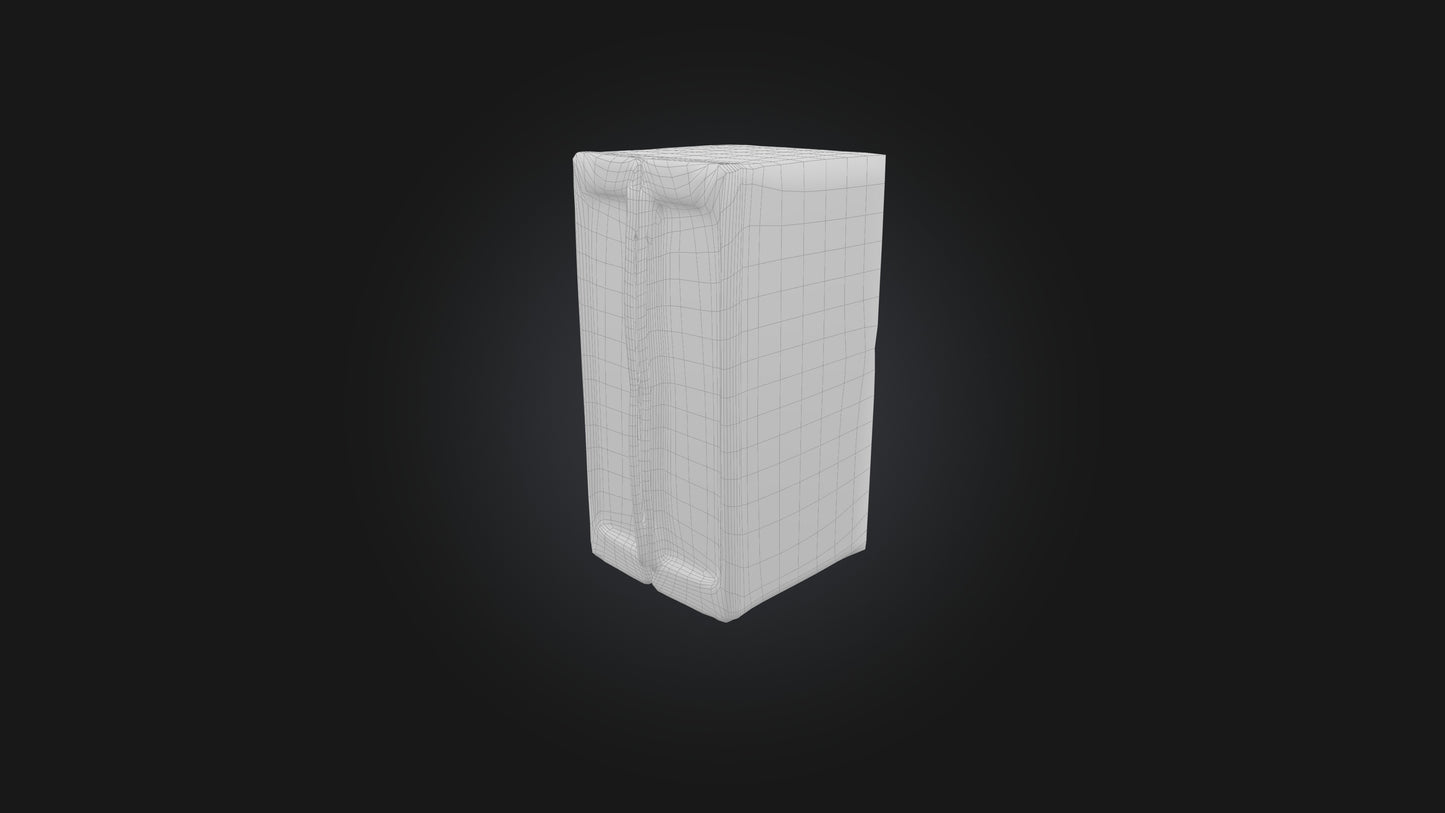 3D model Refrigerator VR / AR / low-poly