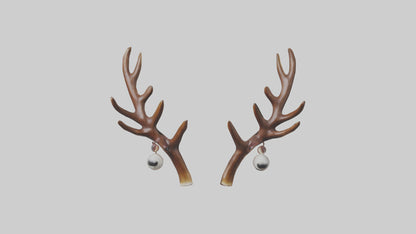Reindeer Antlers Decor model VR / AR / low-poly