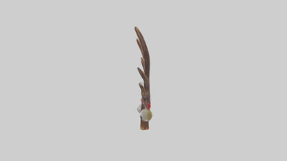 Reindeer Antlers Decor model VR / AR / low-poly