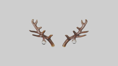 Reindeer Antlers Decor model VR / AR / low-poly