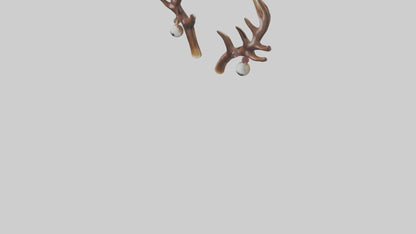 Reindeer Antlers Decor model VR / AR / low-poly