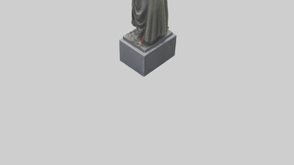 3D model Remembering the Fallen statue model VR / AR / low-poly